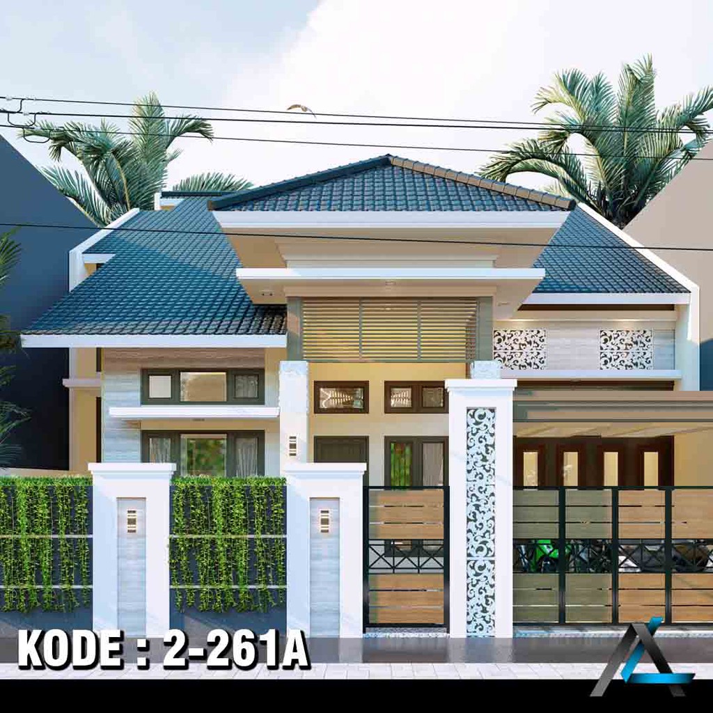 Jual DESAIN RUMAH UK 12 X 24 M KODE 2 261A 2 LANTAI ARSIKA DESAIN Indonesia Shopee Indonesia