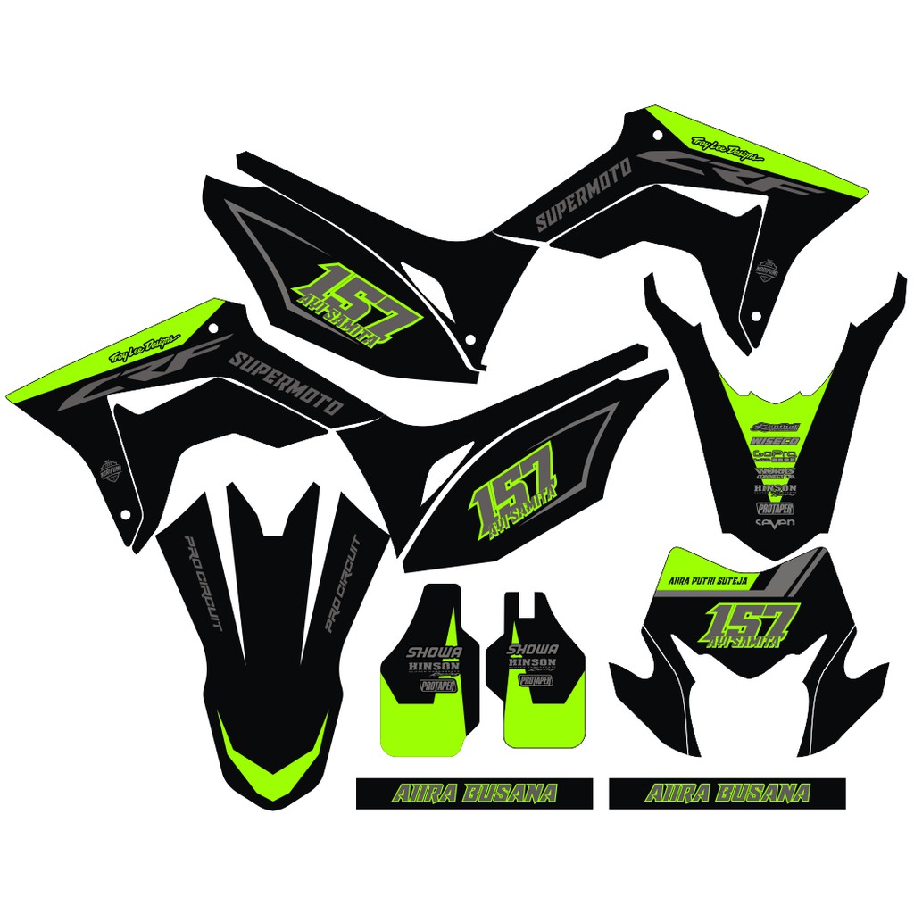 Sticker DECAL CRF 150 L Bisa Custom Stiker Honda CRF 150 L  (8)