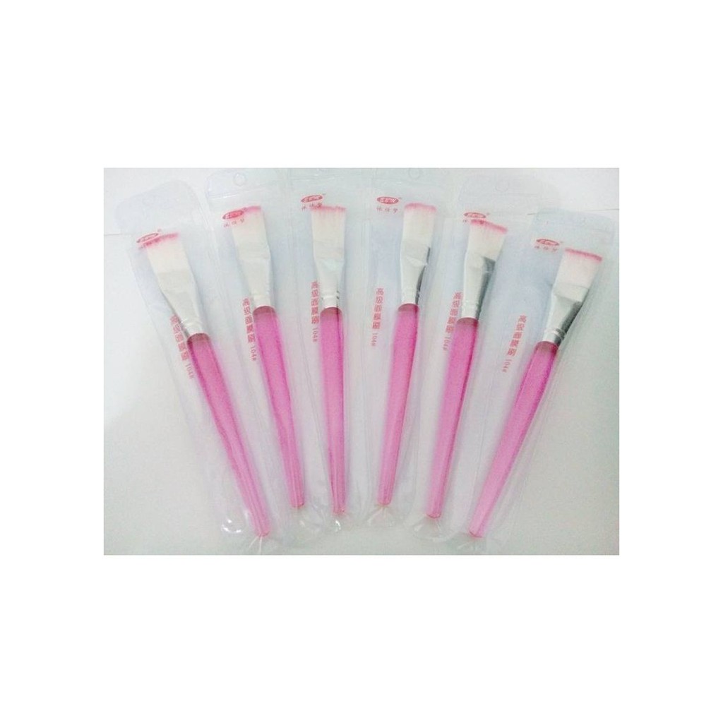 [DEASTORE] KUAS MASKER 1 PC / MAKE UP BRUSH / KUAS WAJAH / KUAS MAKE UP / KUAS BULU PINK / BRUSH