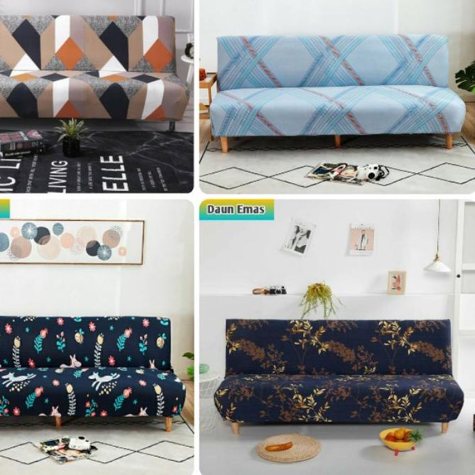 COVER SOFA BED INFORMA STRETCH ELASTIS SARUNG SOFABED KURSI TAMU PELINDUNG PENUTUP KAIN BUNGKUS PEMB