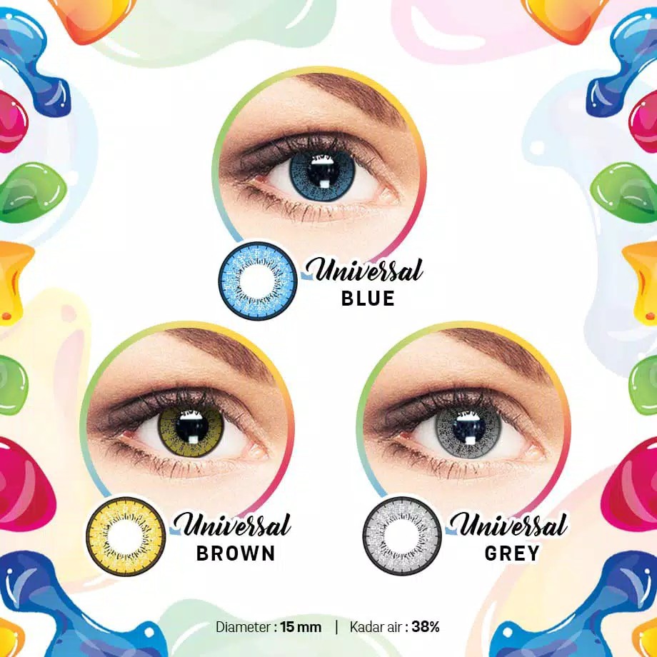 SOFTLENS GEL UNIVERSAL GREY/BROWN 15mm