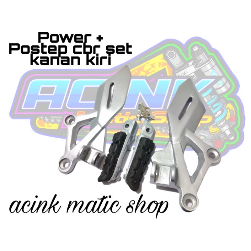 Power Footstep foot step postep bostep cb150r pijakan kaki depan cb150r sepasang