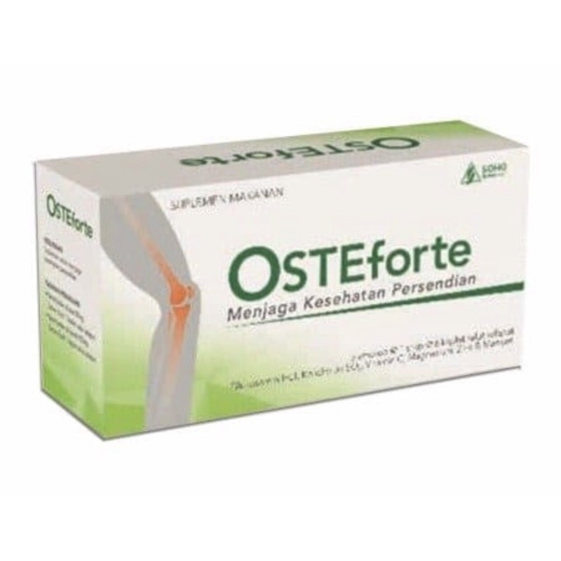 Oste forte strip 6 tablet ( pelumas sendi &amp; menghilangkan nyeri sendi )