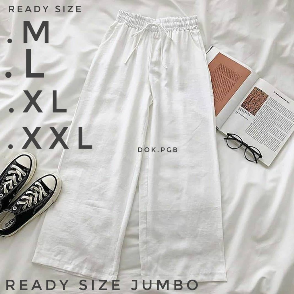 Yuna Pants/Kulot Linen/Kulot Jumbo/Kulot Murah