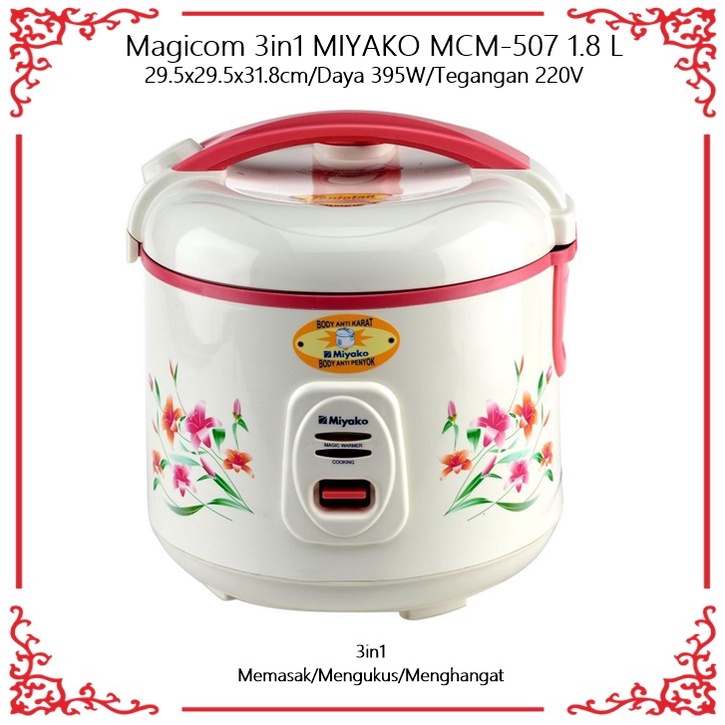 Magicom/Warmer Plus 3in1 MIYAKO MCM-507 1.8 L