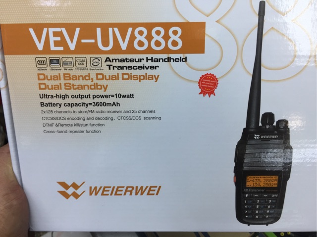 HT WEIERWEI VEC-UV888 Dualband uhf vhf 10watt