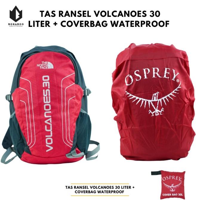 Tas Ransel Volcanoes 30 Liter + Coverbag 30 Liter - Tas Gunung Daypack