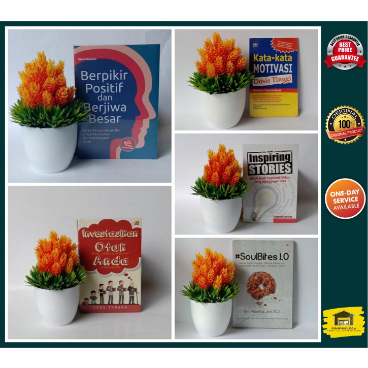 PAKET 5 BUKU Berpikir Positif dan Berjiwa Besar - Daniel Nugroho (7)