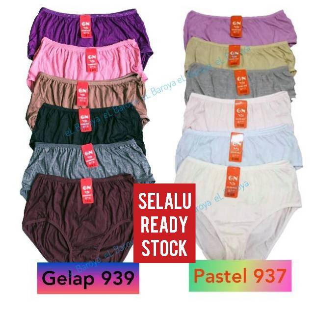 6 Celana Dalam CD GN 132  Extra Soft Golden Nick 939