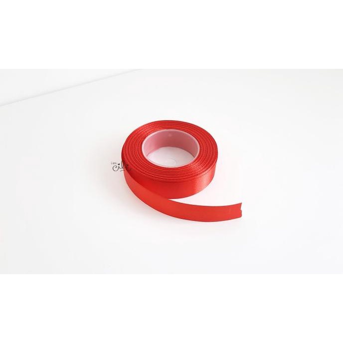 

favorit] Pita satin RED / MERAH 3/4 inch (2 cm)