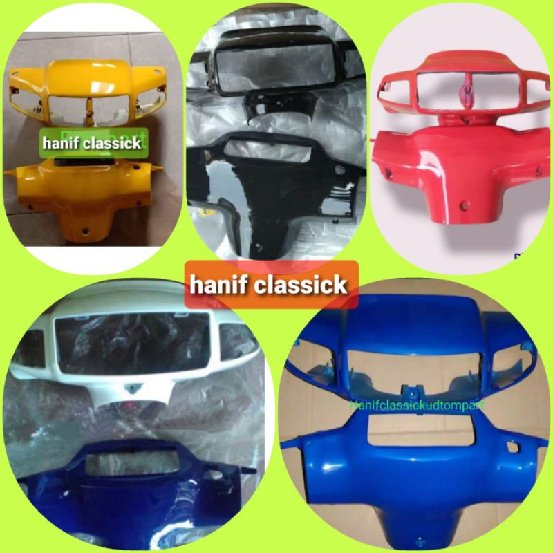 Batok satria lumba satria 2tak 120 ru lumba merah biru kuning putih