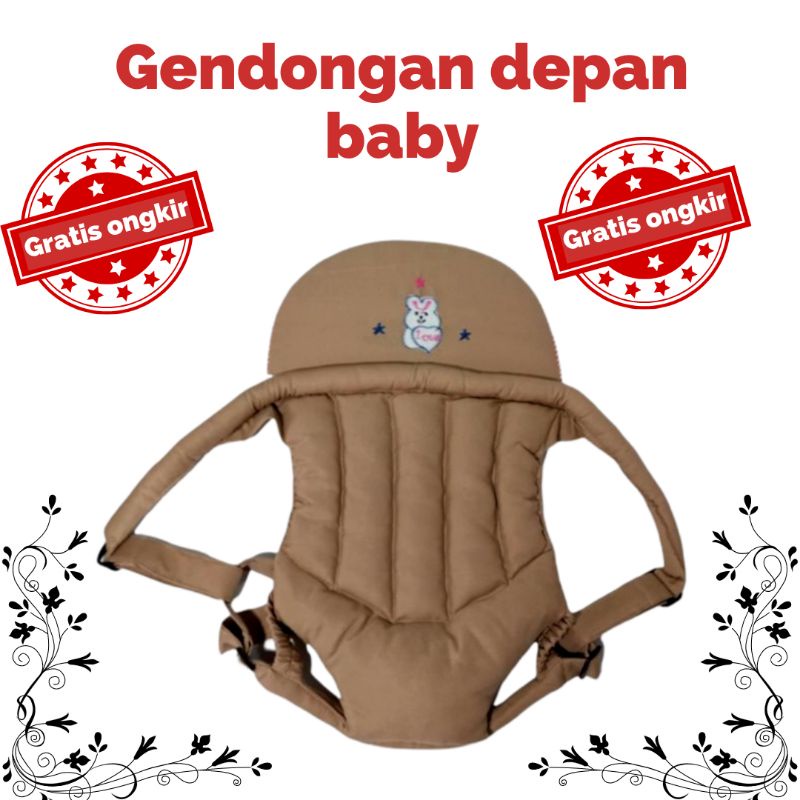 Gendongan bayi / Gendongan bayi depan / gendongan bayi hipseat / gendongan depan bordir termurah / gendongan motif tuil polos/pollkadot