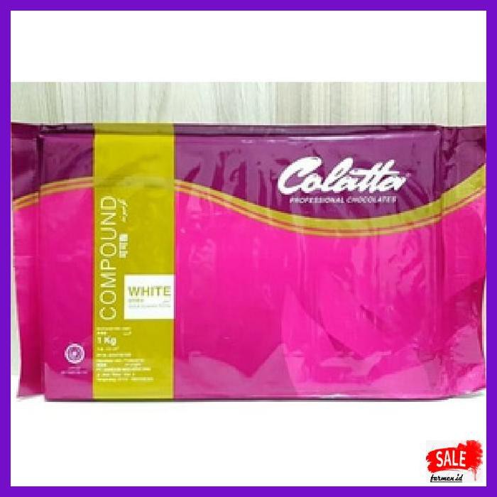 

SAKMACOKLAT- COLATTA COMPOUND WHITE, COKELAT PUTIH COLATA (BUKAN REPACK) 1KG - BUBBLE ATO DUS