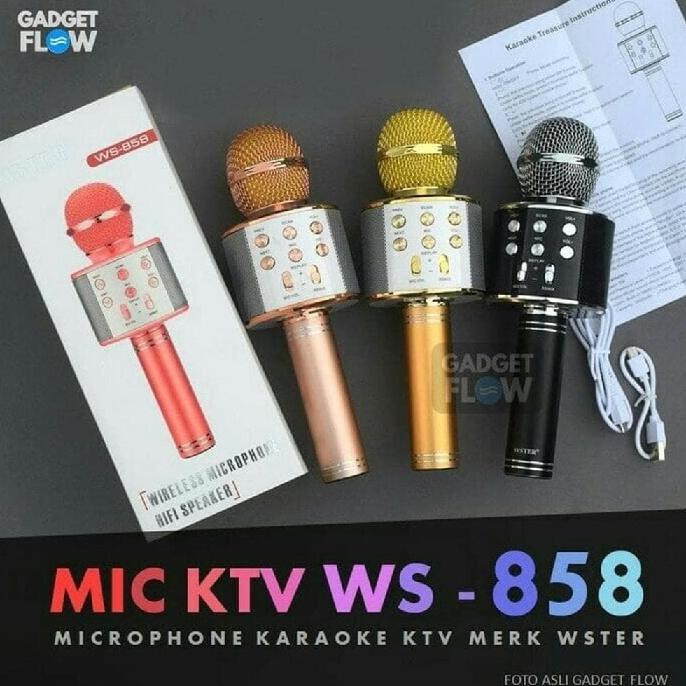 Mix Speaker WS 858 bluetooth karaoke