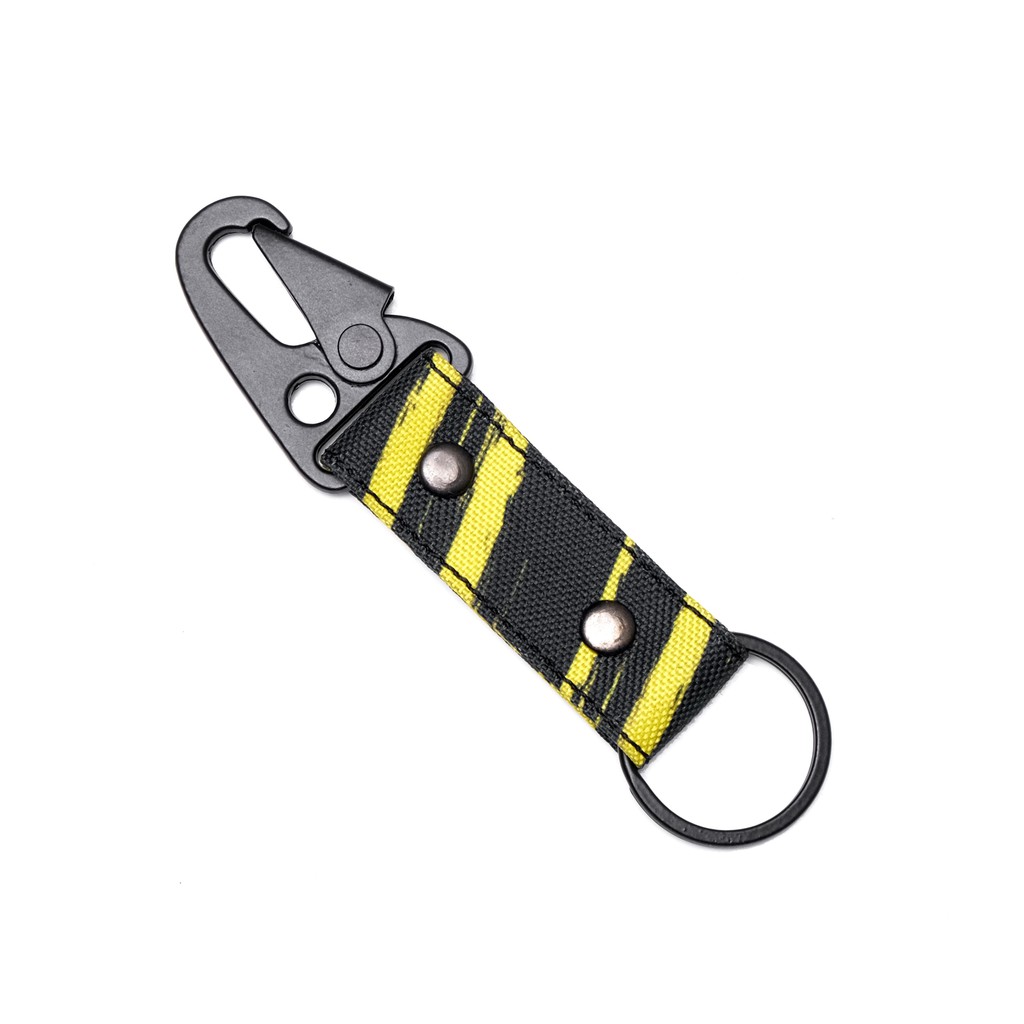 gantungan kunci carabiner kain motif - snaphook keychain - NKC222