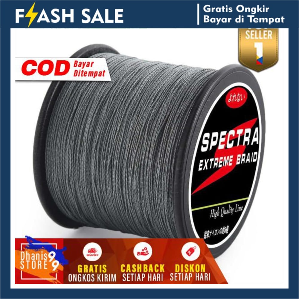 Soloplay Spectra Senar Tali Pancing Extreme Braid Murah Senar Pancingan Kuat Anti Putus COD