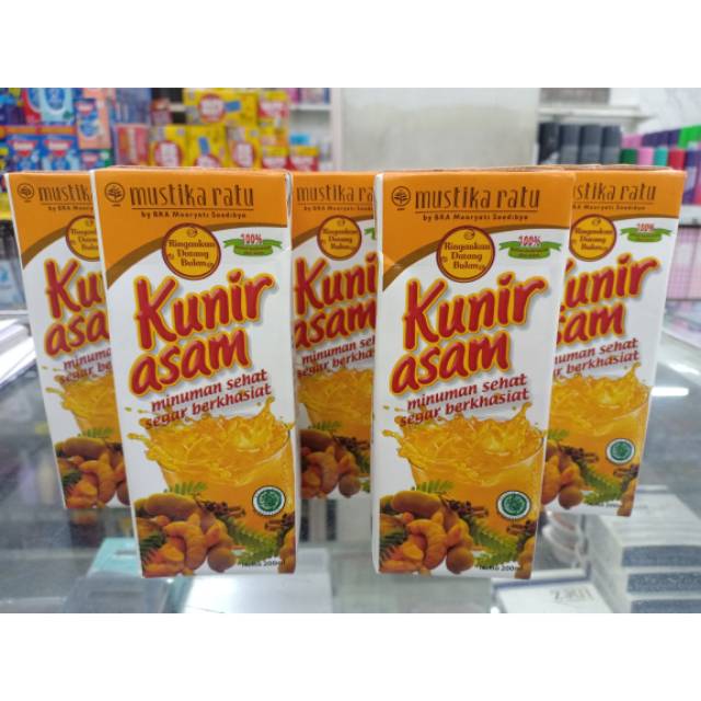 [Mustika Ratu] Kunir Asem Minuman Sehat Segar Berkhasiat 200ml