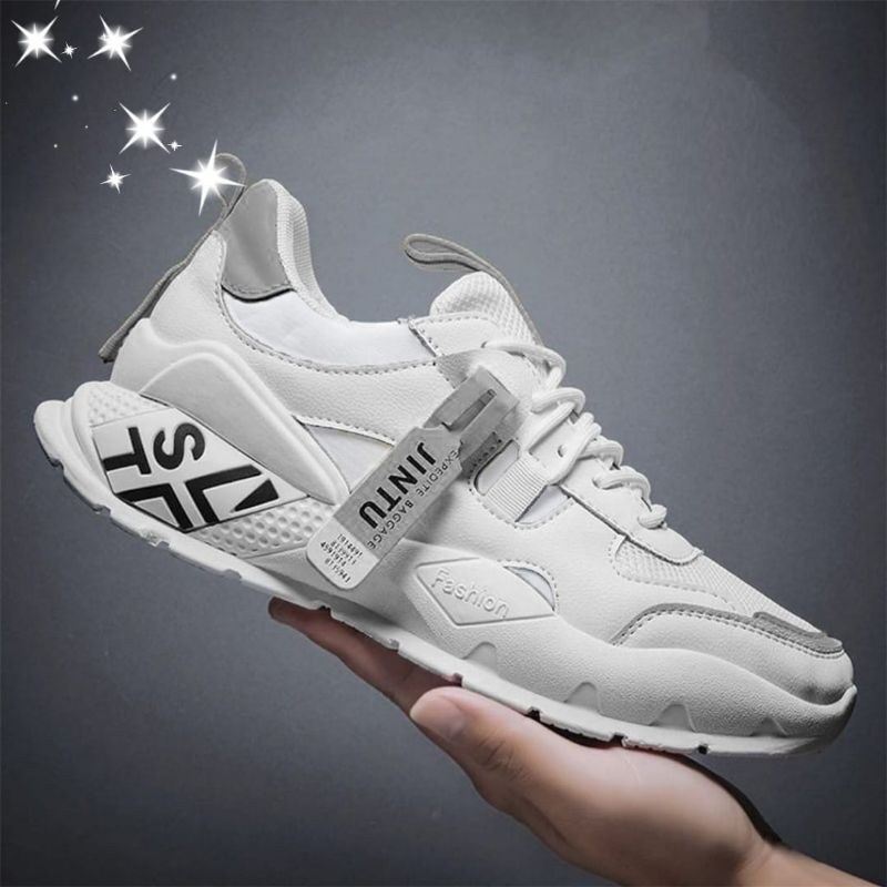 PREMIUM Sepatu Kasual Pria Sneakers JINTU Keren & Modis KEKINIAN