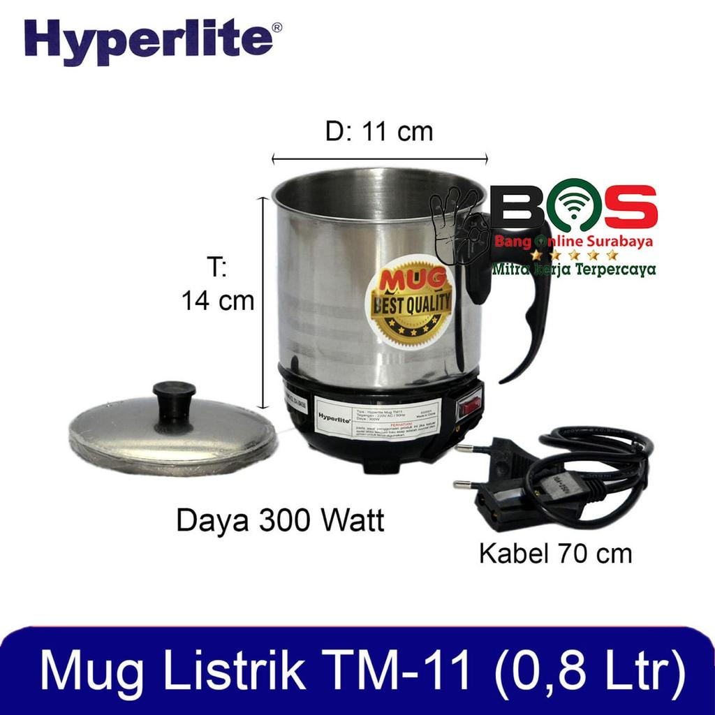 Mug Elektrik Hyperlite TM-11 Pemanas Air Hyperlite TM 11 Mug Air