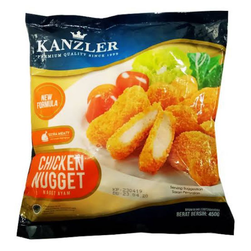 Chicken nugget kanzler Nugget ori Kanzler Frozen Food Chicken Nugget Premium Kanzler 450g