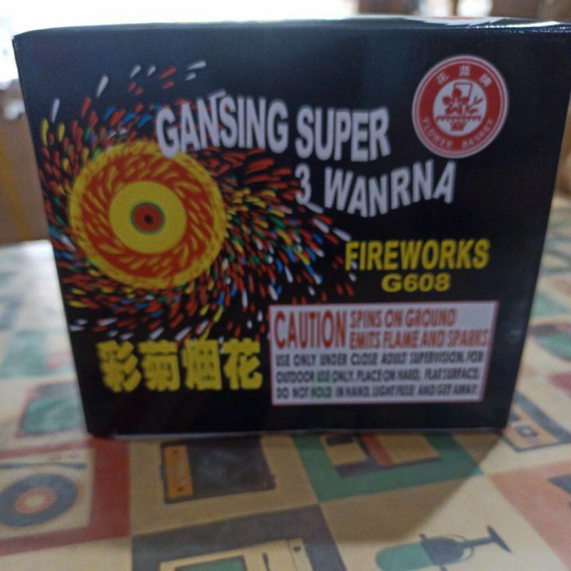 KEMBANG Api GASING SUPER 3 warna