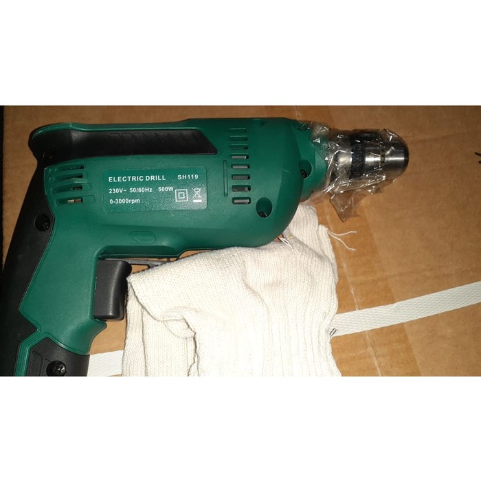 MAILTANK SH-119 Mesin Bor Merk Mailtank Ukuran BOR 10 MM 500Watt MAILTANK SH - 119 Electric Drill Berkualitas