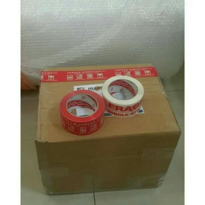 

Terbaru Packing Buble Wrap + Kardus + Stiker Fragile