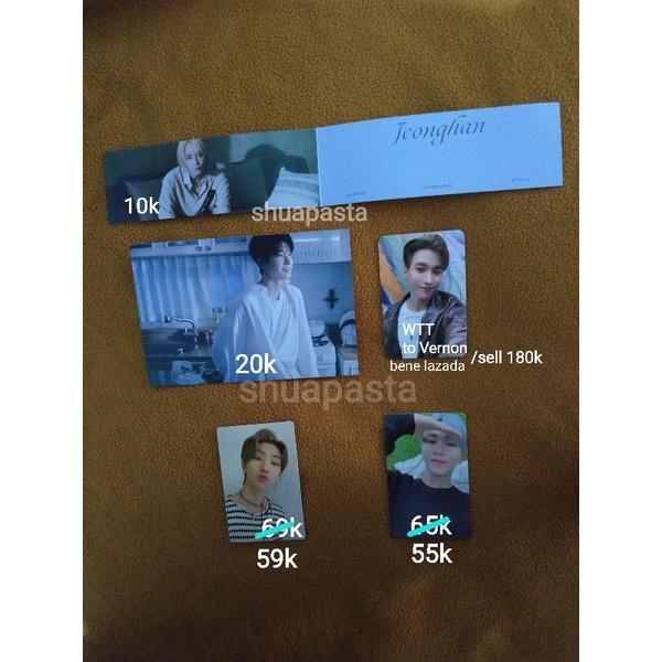 Seventeen Attacca Photo Cards OP1 The 8, Seungkwan, Postcard Wonwoo & Layered Card Jeonghan