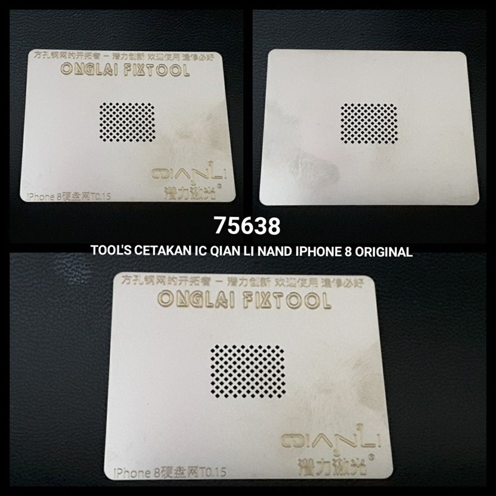 Cetakan IC Qian Li Nand Iphone 8 Original