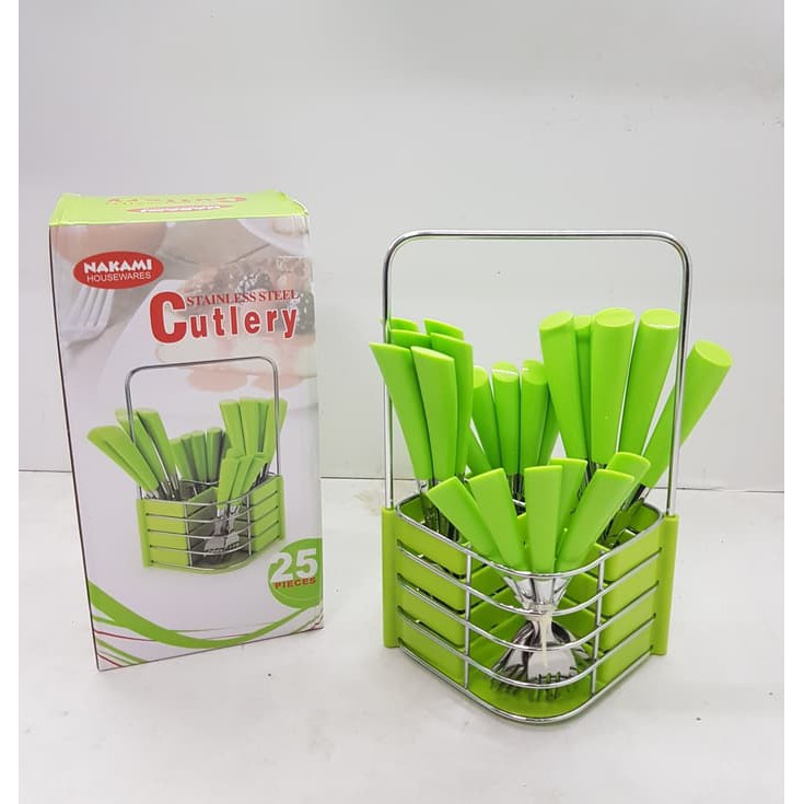 Nakami Cutlery set - Sendok Garpu Makan Set Stainless