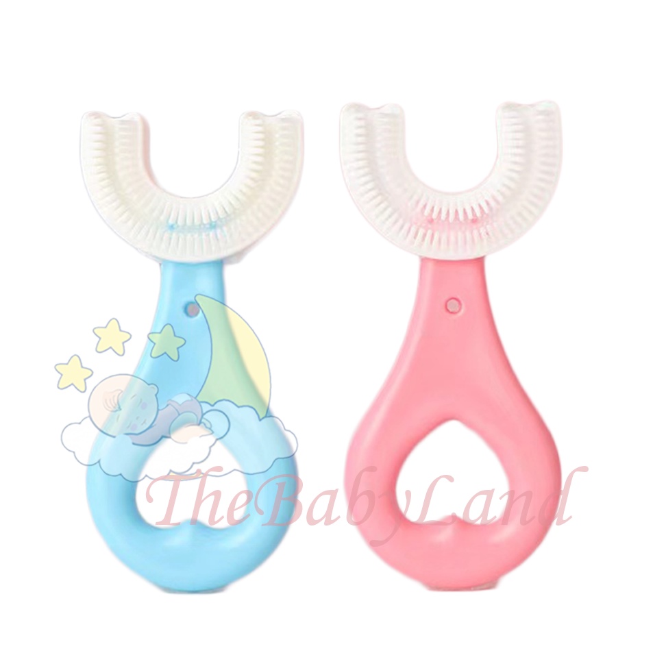 [1KG 68PCS] Babyland Sikat Gigi Anak Bentuk U Bahan Silikon Training Toothbrush / Tooth Brush Baby Silicon type U Sikat Gigi Anak Sikat