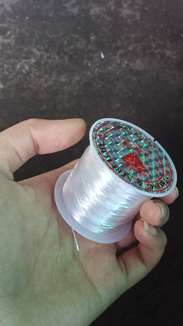 Gonjing5 10m Tali Kalung Bahan Elastis Kuat Ukuran 0.5mm