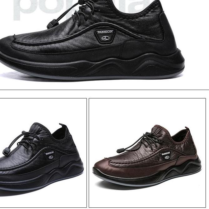 ⭐️⭐️⭐️⭐️⭐️ A001 Promo Terlaris, Bisa COD 100% ORI  Sepatu Kulit Sneakers Pria Wanita Original Asli Import Casual Formal Outdoor Sport Tersedia Jumbo Big Size 45 46