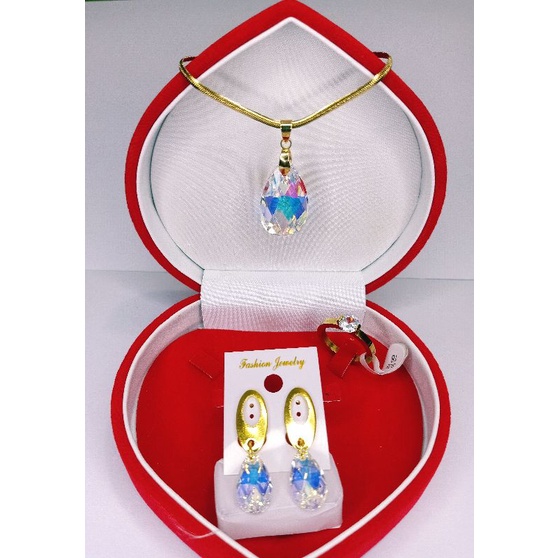 Perhiasan Swarovski Original Free Cincin & Tempat Penyimpanan