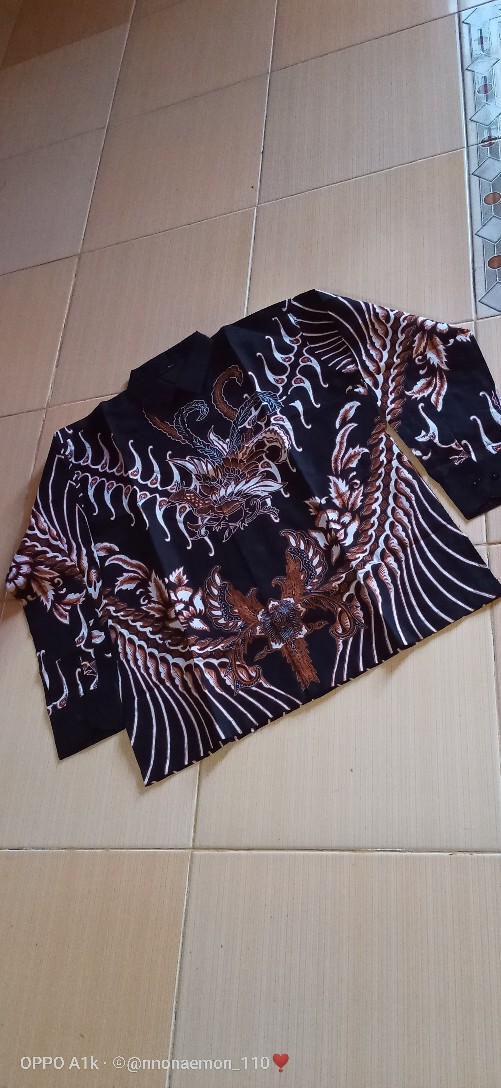 Bhisma Kemeja Batik Pria Modern Full Furing Bahan Katun Sragenan By Kanaya