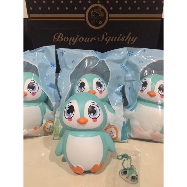blue penguin squishy