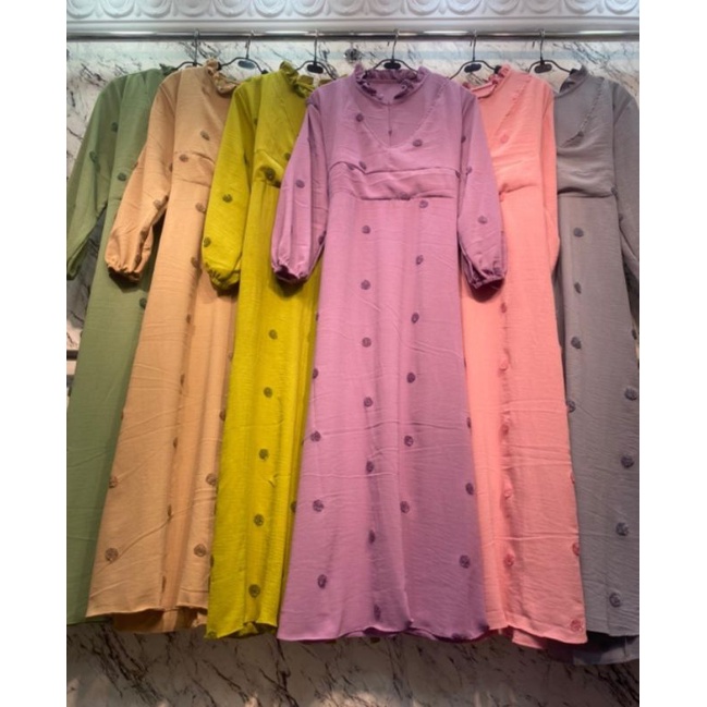 MIUDIS | LESTY POMPOM DRESS VIRAL