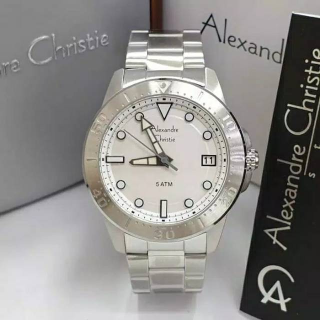 ALEXANDRE CHRISTIE AC6517 SILVER WHITE PRIA