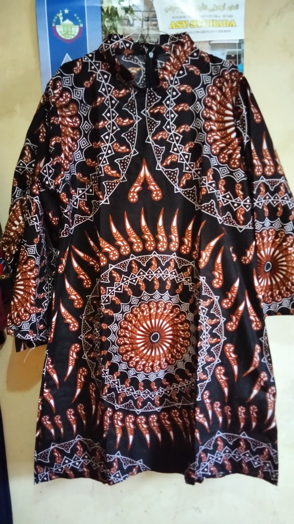 Terlaris Serut Genes Jelita Tunic Navbor Yelbor Whitbor Creambor Tunik Batik Modern Hrb030
