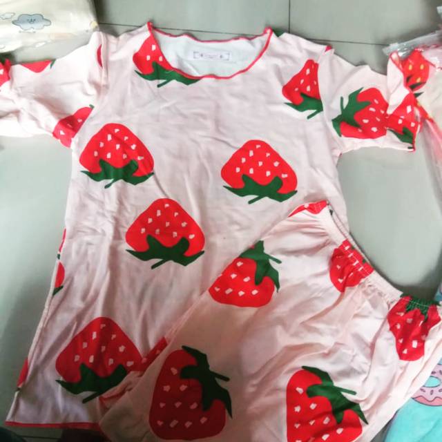 Piyama korea celana pendek