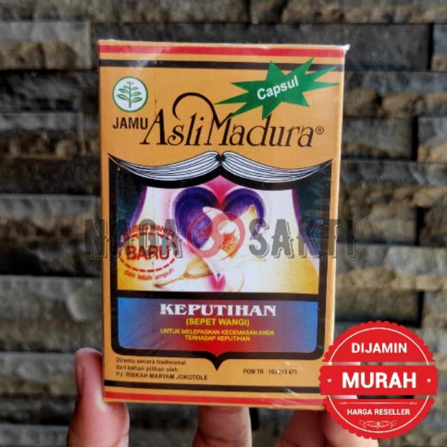 Jamu madura Jamu keputihan kapsul isi 24 Obat keputihan bau dan gatal perawatan kewanitaan herbal