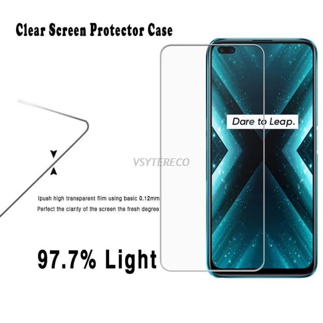 REALME X3 SUPER ZOOM TEMPERED GLASS CLEAR ANTI GORES KACA