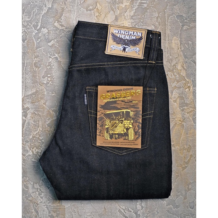 {lathifastore} Wingman Denim  19oz Grasberg - 32 Murah