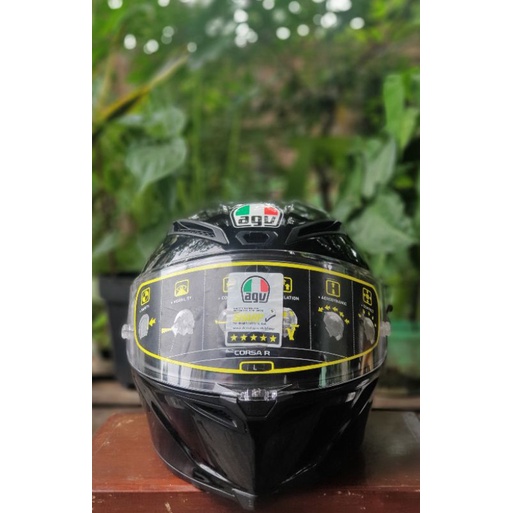 AGV CORSA R BLACK GLOSSY