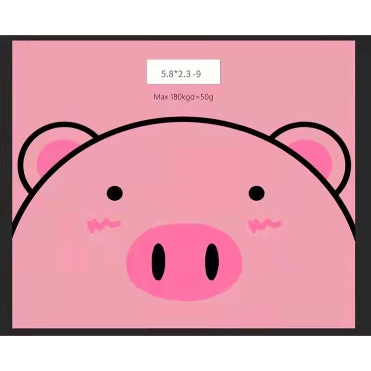 Timbangan Badan Kaca Digital - Elektronik 180kg KARTUN SCALE-A19