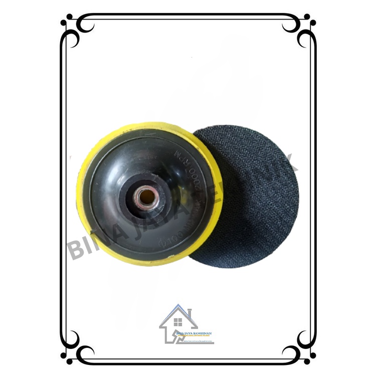 Tatakan Amplas Tempel 4 inch - Mata Gerinda Tatakan Amplas