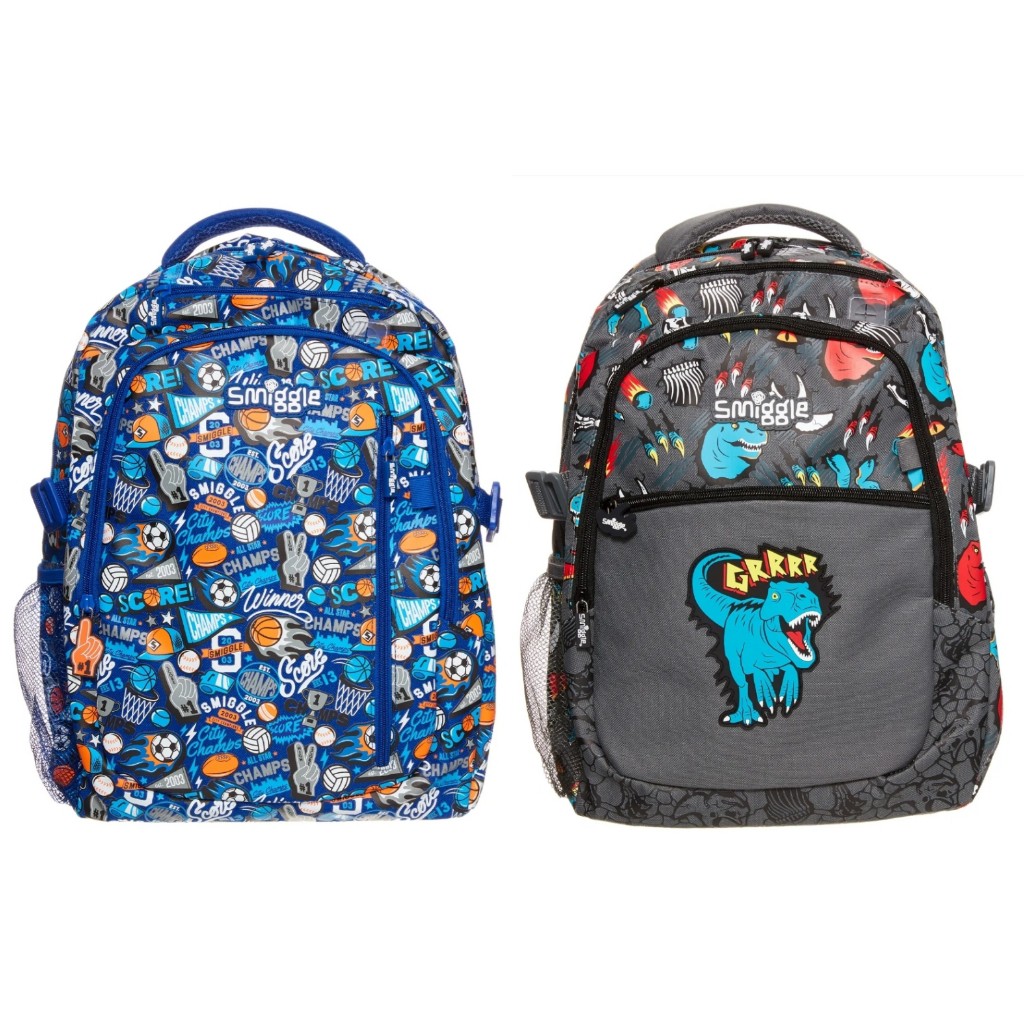 Smiggle Backpack Tas  Ransel Sekolah  Anak  Laki  Laki  