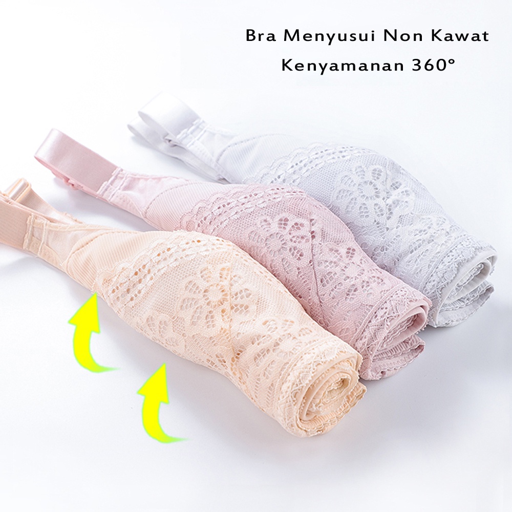 YUNA | Size 34B - 44B | Bra Menyusui Brukat YUNA 662-2