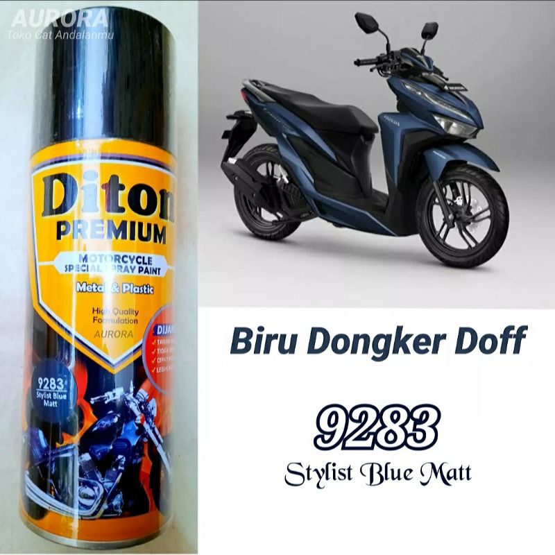 Diton Premium Stylist Blue Matt H 9283 Biru Dongker Gelap Dop Doff Dof Dov Navy