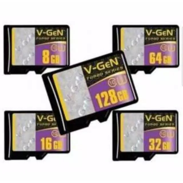 Memori Micro SD V-Gen Memory Card 32GB Class 10 Turbo Vgen Original